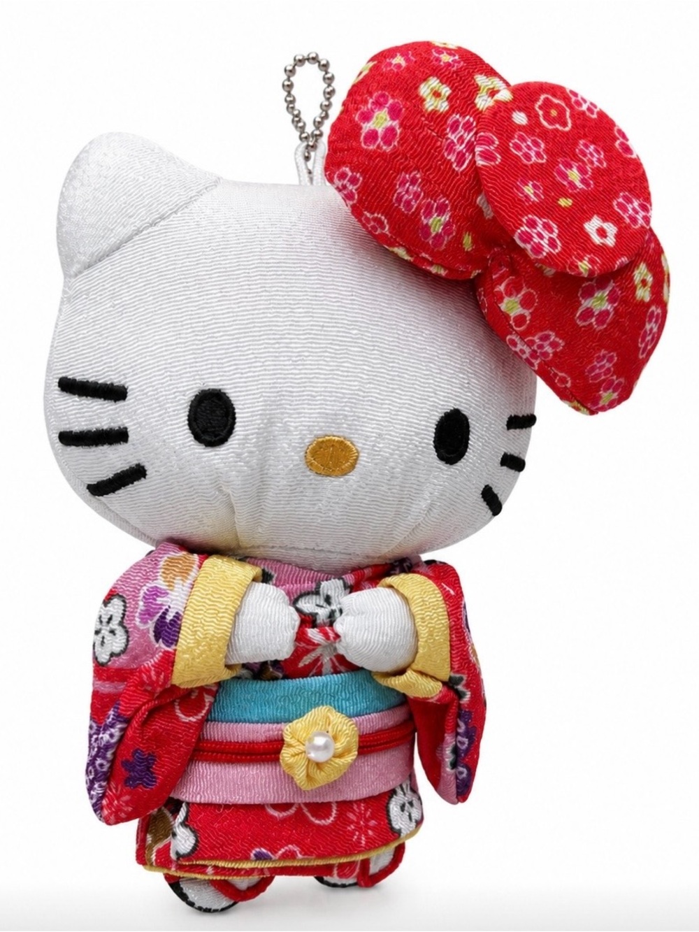 5” Hello Kitty Sanrio Kimono Plush Pink-Red Japan Rare Limited Edition